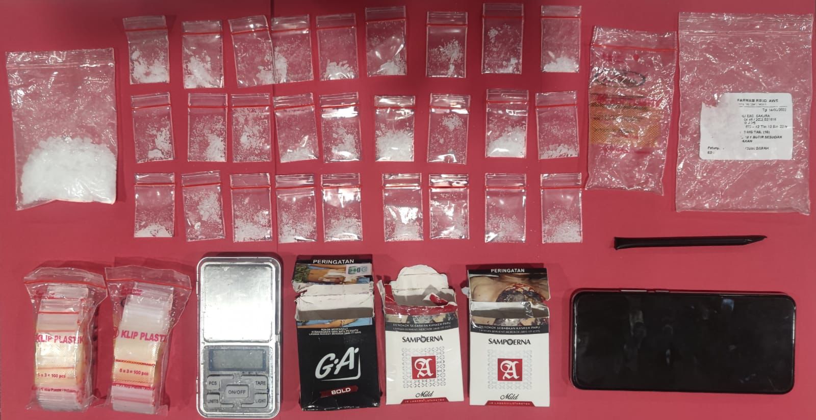 Warga Tanjung Redeb Berau Edarkan Sabu, Pria 42 Tahun Dirungkus Polisi