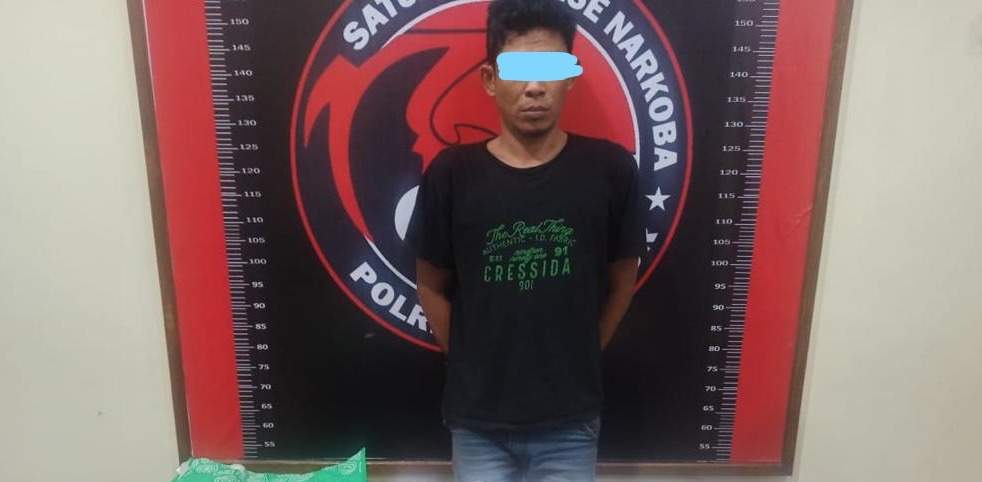 Mekanik Bengkel Motor di Sangatta Kutim Diringkus Polisi, Nekat Edarkan Barang Haram