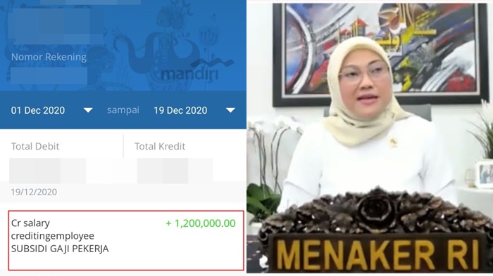 BLT BPJS Tahap 6 Termin 2 Cair, Karyawan Sudah Terima Rp 1,2 Juta, kemnaker.go.id Cek Nama Penerima