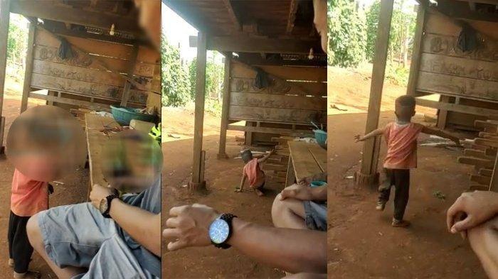 Viral di Facebook, Bocah Sempoyongan Dicekoki Miras, Polisi Turun, Pelaku Syok, Korban Dibawa ke RS