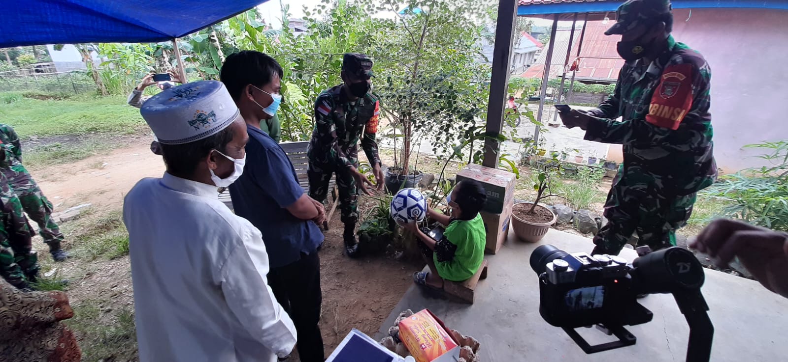 Kodim Kubar Siap Kawal Vino Bocah Yatim Piatu Akibat Covid-19 jika Pulang ke Sragen Jawa Tengah