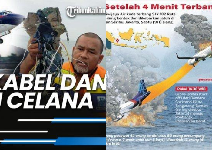 Tragedi Sriwijaya Air, Nelayan Lihat Api dan Dengar Teriak Tolong, Warga: Ya Allah Suara Seperti Bom