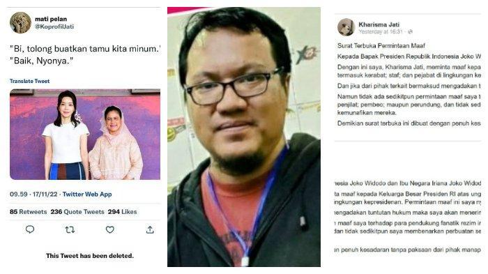 Isi Permintaan Maaf Kharisma Jati Usai Disebut Hina Iriana Jokowi, Akui Siap Terima Hukuman