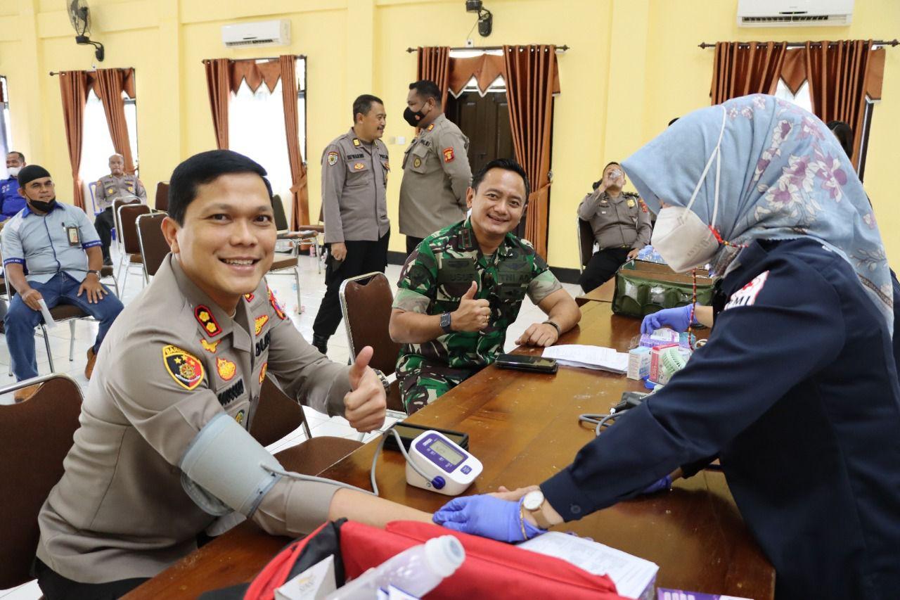 Sambut Hari Jadi ke 76 Bhayangkara, Polres Berau Gelar Donor Darah