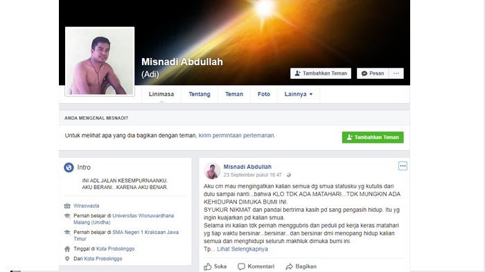 Geger, Ada Agama Baru Bertuhan Matahari, Ubah Cara Shalat jadi Begini