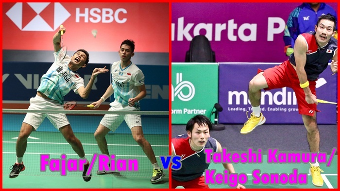Jadwal Denmark Open 2019 Hari Ini, Fajar/Rian Vs Takeshi Kamura/Keigo Sonoda, Head to Head 5 : 5