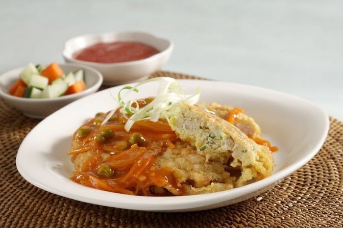 Resep Fuyunghai Ayam Udang Enak, Siraman Saus ala Chinese Food Bikin Makan Malam Makin Istimewa