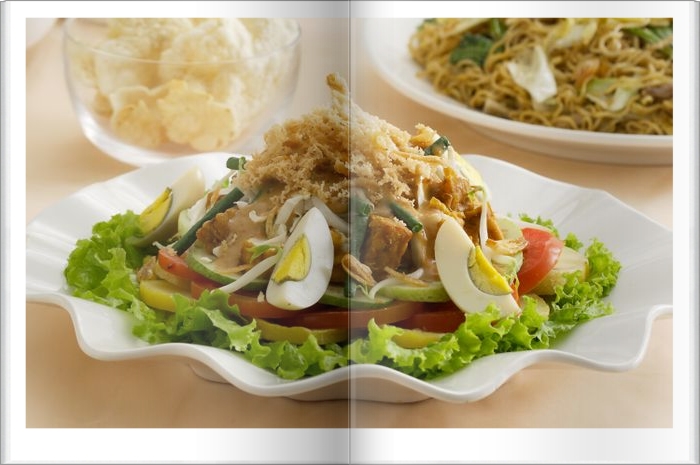 Cara Bikin Gado-Gado Siram Kremesan Teri Super Enak, Cocok Jadi Kudapan Sehat Saat Sore Hari
