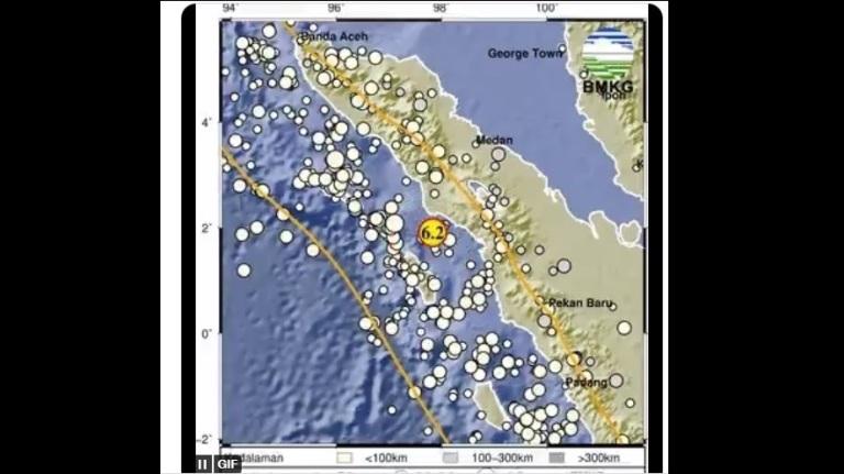 Baru Saja! Info Gempa Terkini Hari Ini BMKG, Pusat Gempa 5,5 Magnitudo di Banda Aceh