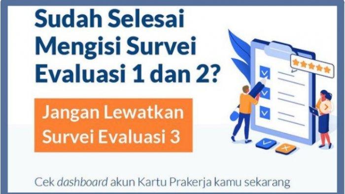 Isi Survey Prakerja di Dashboard, Saldo Pelatihan Tak Wajib Dihabiskan, Daftar Kartu Prakerja Online