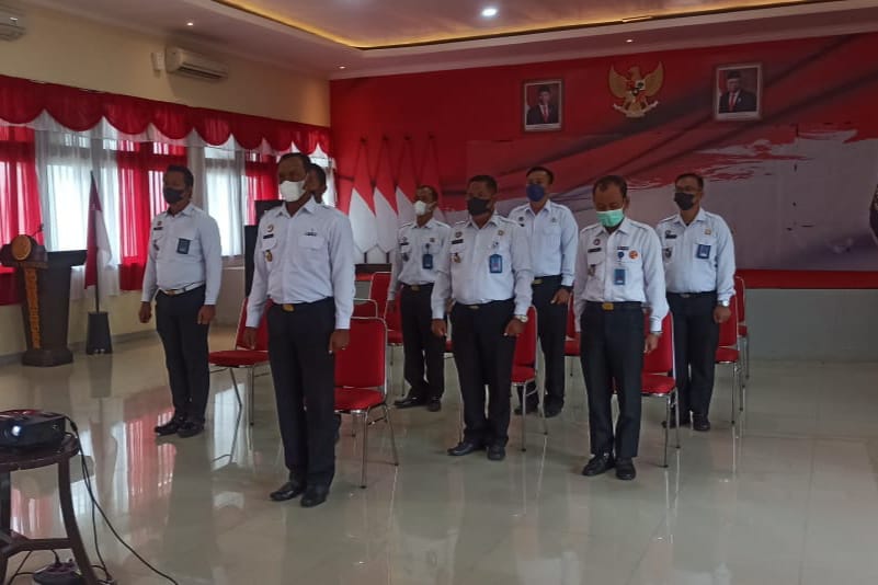 Lapas Balikpapan Ikut Apel Kesiapan Pegawai Akhir Tahun yang Digelar Kemenkumham secara Virtual