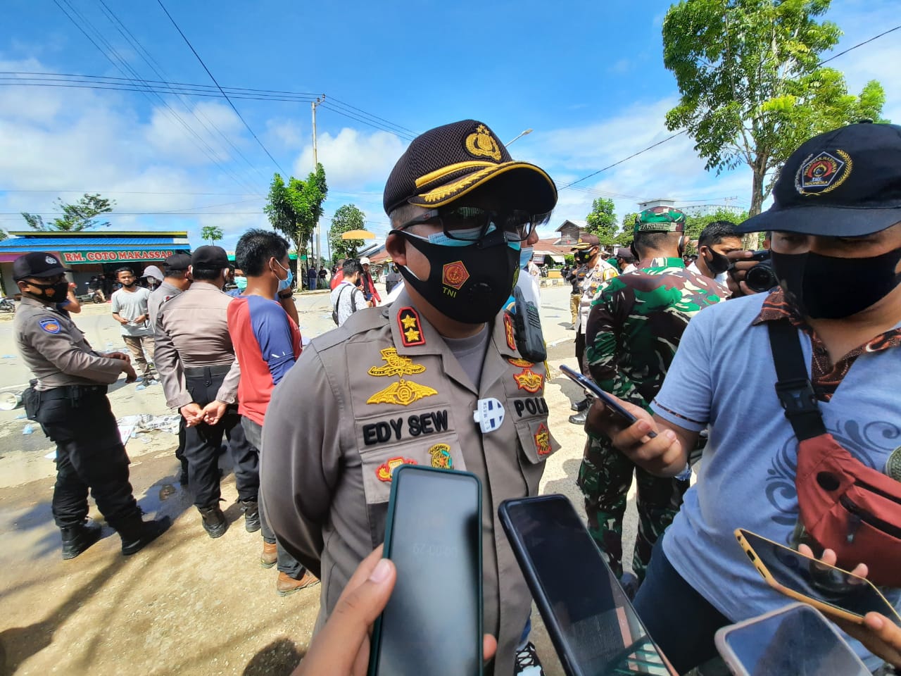 Demo Mahasiswa Tolak Omnibus Law Berlangsung Kondusif, Kapolres Berau Utamakan Tindakan Persuasif