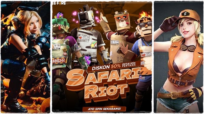 Kode Redeem FF 1 Mei 2021, Cek Kode Redeem FF yang Belum Digunakan, Ada Diskon Bundle Safari Riot