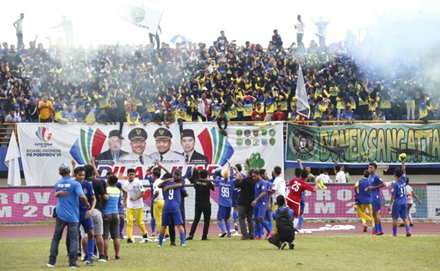 Gol Penalti Bawa Kutim Juara Porprov VI Kaltim Cabor Sepak Bola