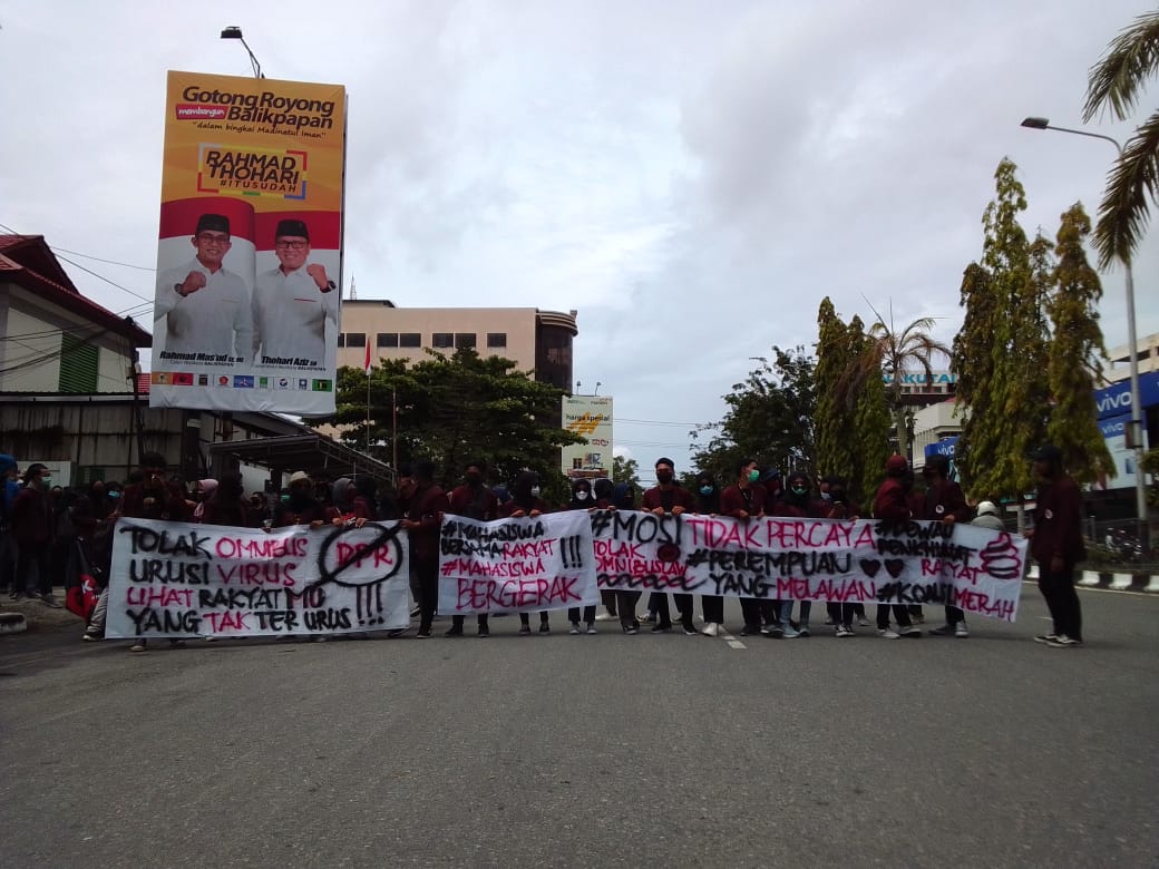 Aksi Unjuk Rasa di Balikpapan Menggunakan Konsep Berbeda, Korlap Sebut Demonstrasi Teatrikal