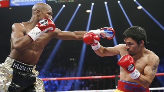Jelang Duel Lawan Errol Spence Jr, Manny Pacquiao Perang Mulut dengan Floyd Mayweather Jr