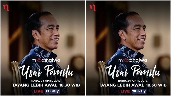 Jadwal Live Mata Najwa 'Usai Pemilu', Jokowi Bicara Blak-blakan soal Klaim Kemenangan Lawan