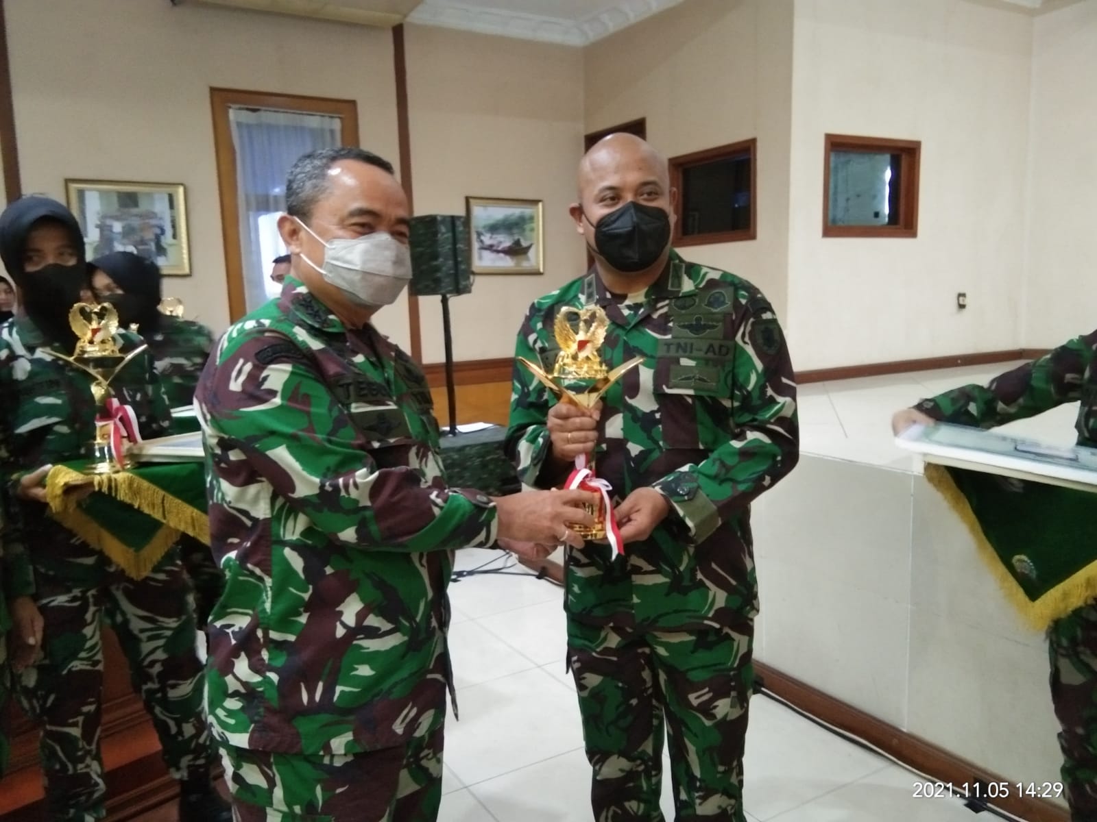 Lomba Binter TNI AD Tingkat Pusat, Kodam VI/Mulawarman Borong 3 Piala dan Piagam Penghargaan