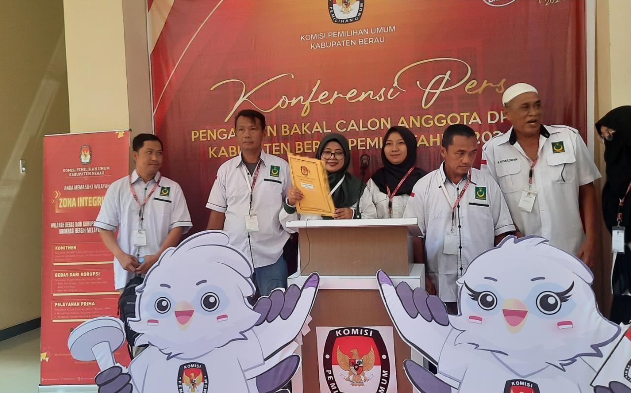 Daftarkan 30 Bacaleg, DPC PBB Berau Targetkan 4 Kuri di Pileg 2024