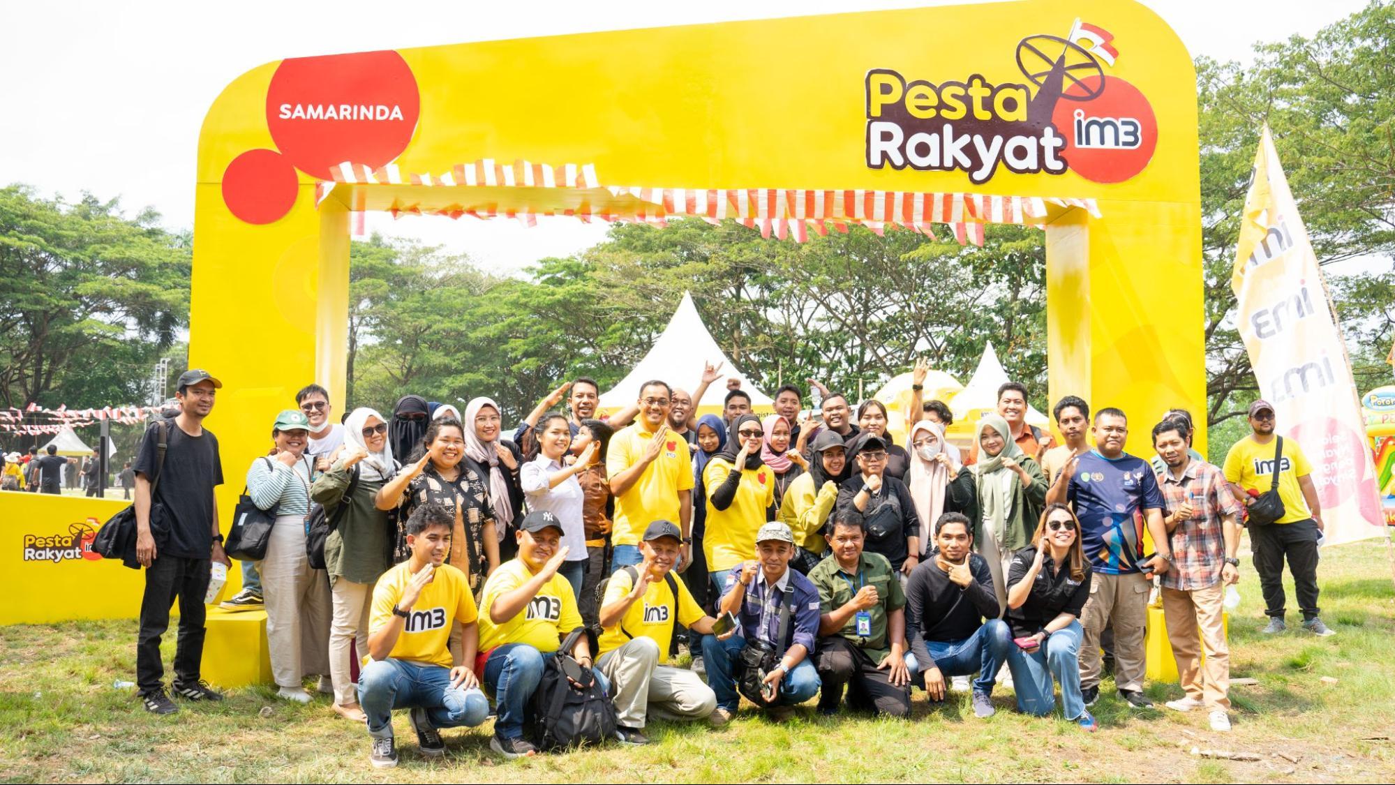 Rayakan Kemerdekaan di Lebih dari 10 Kota Besar, Pesta Rakyat IM3 Sapa Warga Samarinda