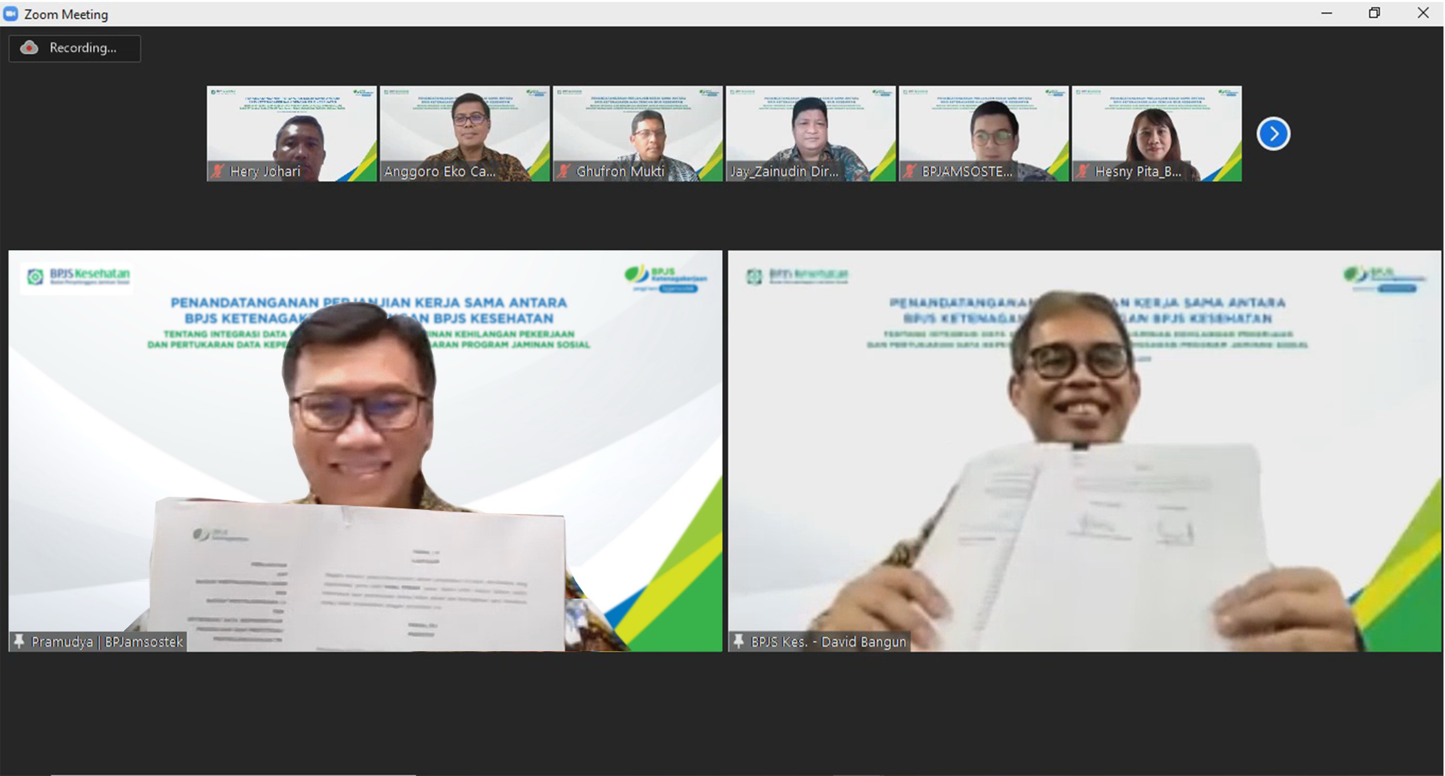 BPJS Ketenagakerjaan dan BPJS Kesehatan Integrasikan Data, Ramdhoni: Kalimantan Sudah Bersinergi