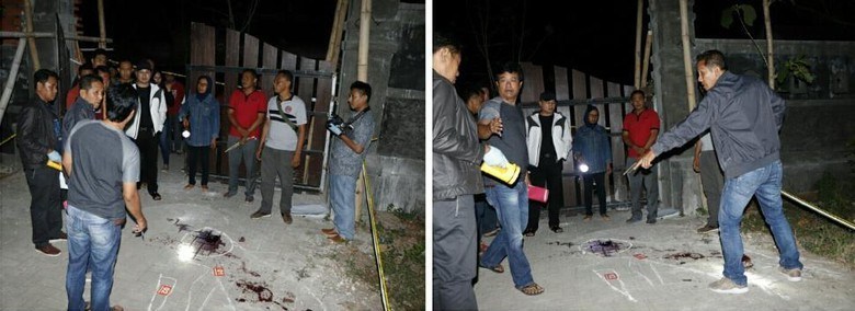 Polisi Terpaksa Menembak Mati Seorang Pria Bergolok yang Mengamuk di sebuah Pesantren