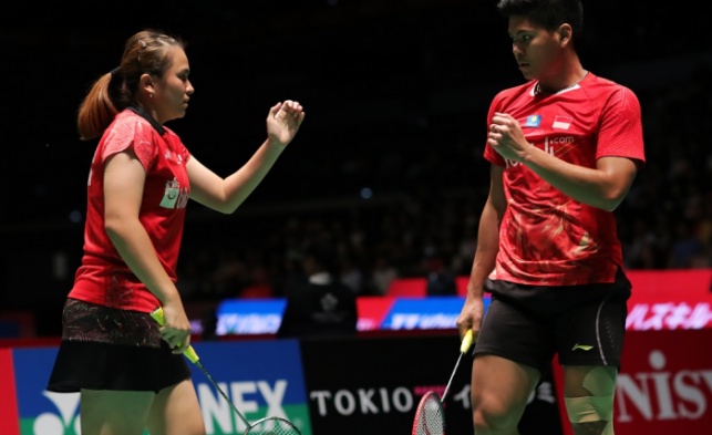 Hasil Denmark Open 2019 Kejutan! Kalahkan Zhang Siwei/Huang Yaqiong, Praveen/Melati ke Semifinal