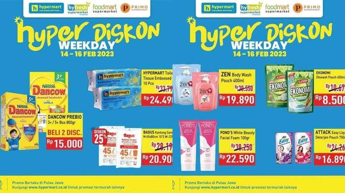 Baru Promo Hypermart Hari ini Selasa 14 Februari 2023, Susu Dancow Beli 2 Diskon Rp 15.000