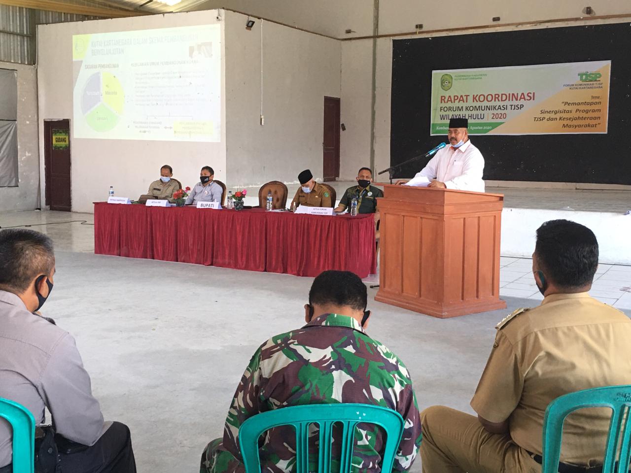 Bupati Kukar Edi Damansyah Hadiri Rakorwil Forum TJSP di Kembang Janggut, Ini Harapannya