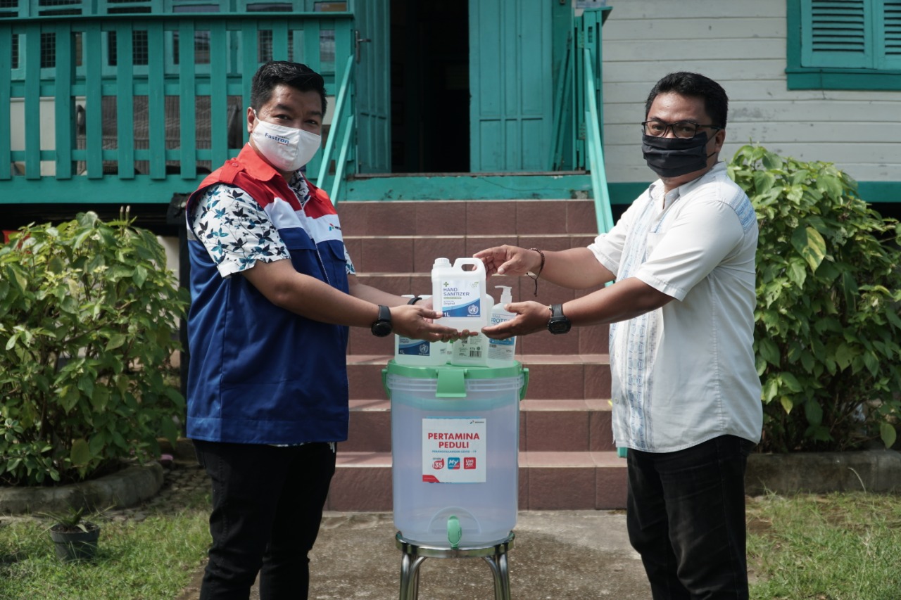 Jelang New Normal, Pertamina Beri Bantuan ke Rumah Cagar Budaya Dahor Balikpapan