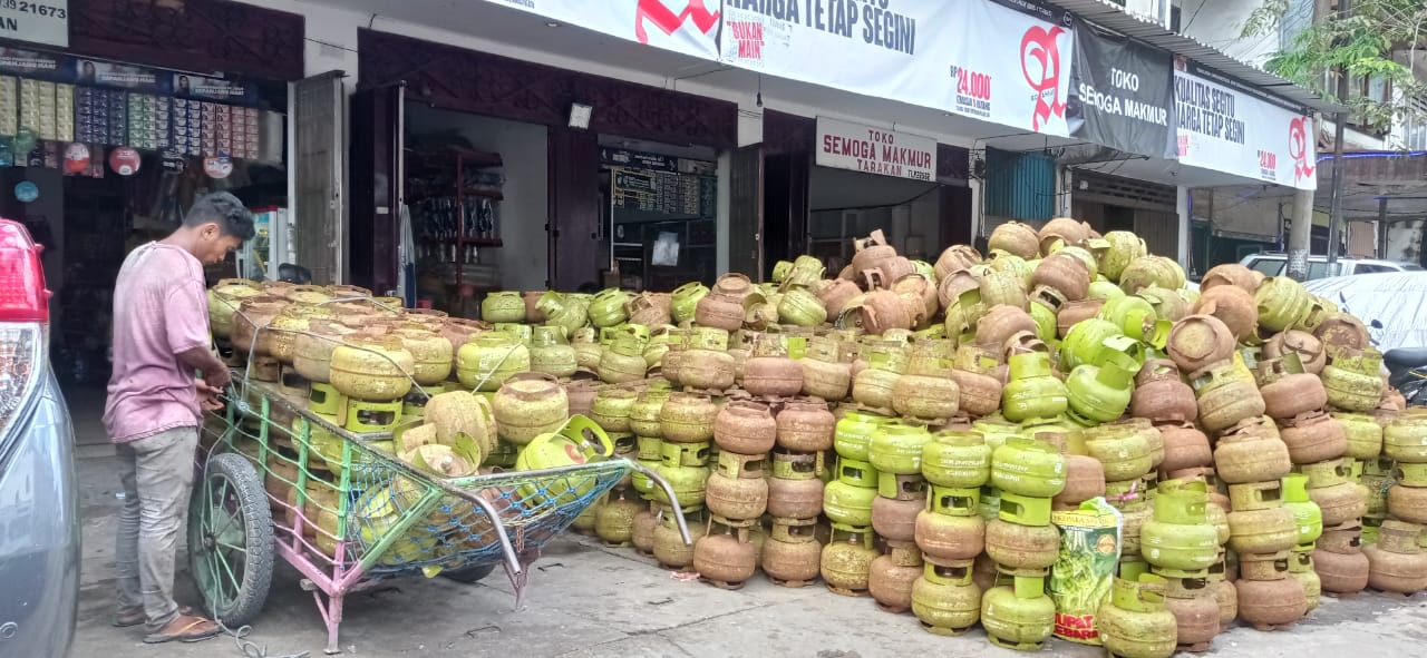 Langka Gas Elpiji 3 Kg di Tarakan, Pengecer Jual Sampai Rp 85 Ribu