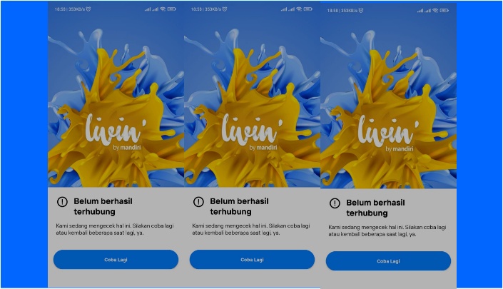 Sampai Kapan Livin' by Mandiri Logo Kuning Error? Beberapa Solusi yang Disampaikan Pihak Bank