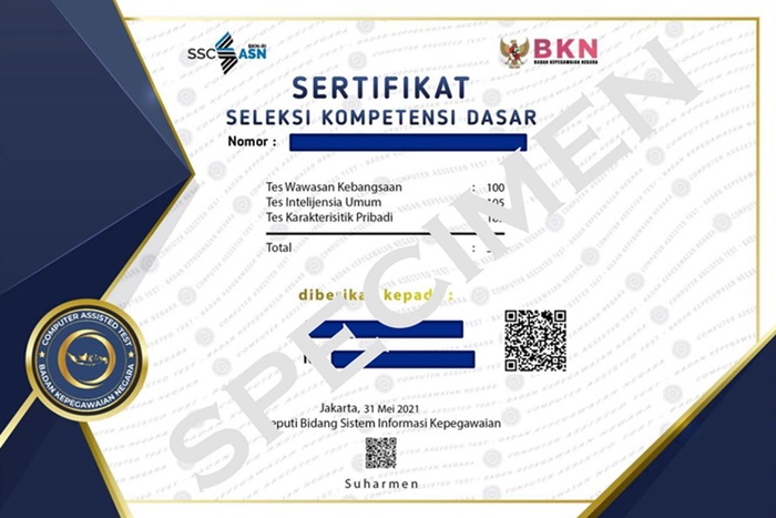 Cukup Mudah, Begini Cara Download Sertifikat Hasil Tes SKD CPNS 2021