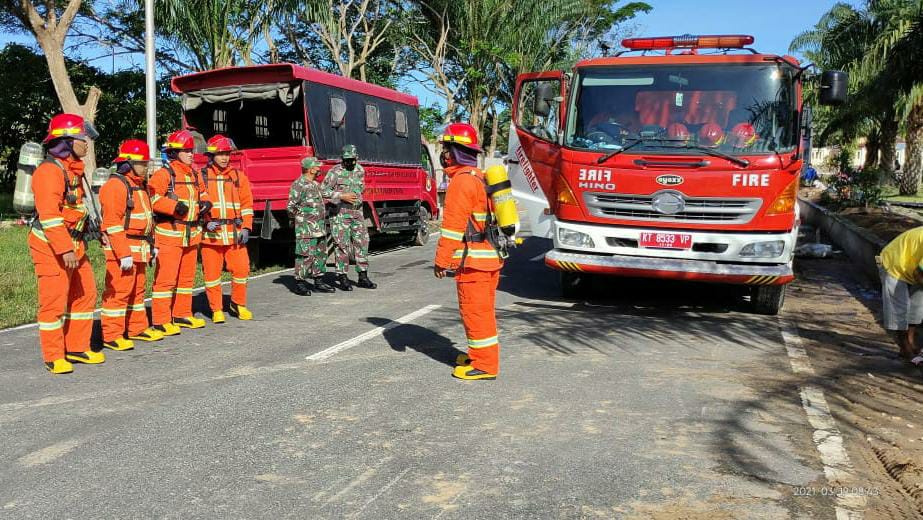 Melihat Antisipasi Damkar PPU, Simulasi Penanganan Karhutla di Penajam Paser Utara