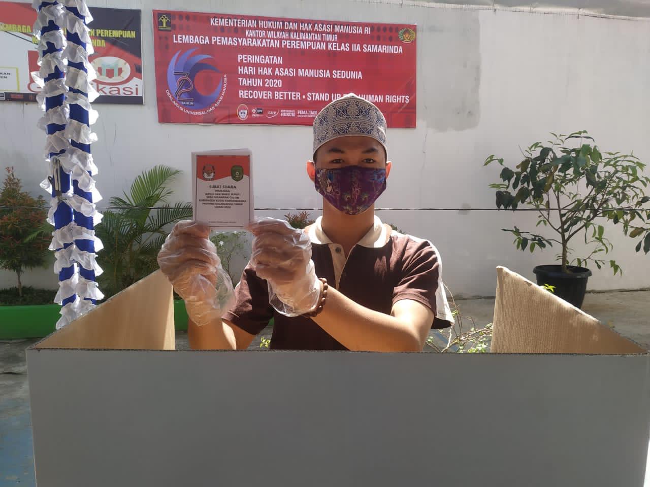 Hasil Pilkada Kukar 2020, Pencoblosan di TPS Lapas Perempuan di Tenggarong, Edi-Rendi Unggul