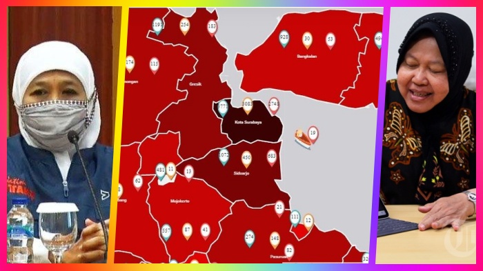 Kasus Virus Corona Surabaya Masih Tinggi, Risma Ajukan Permintaan Baru ke Khofifah, Dikabulkan?
