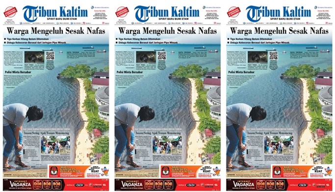 Bau Menyengat, Warga Mual dan Sesak Napas, Gakkum KLHK Menduga Ada Kebocoran Pipa Pengiriman Minyak