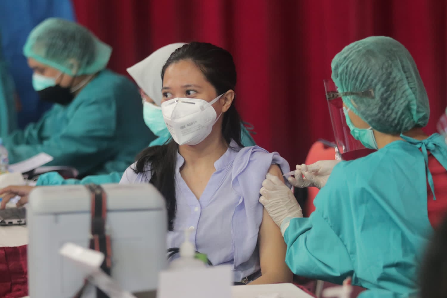 Vaksin Covovax Buatan India Mulai Disuntikkan ke Warga Balikpapan