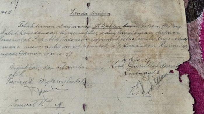 Temukan Surat Utang Negara Tahun 1947 Kepada Kakeknya di Dalam Guci Tua, Warga OKI Ungkap Kronologi