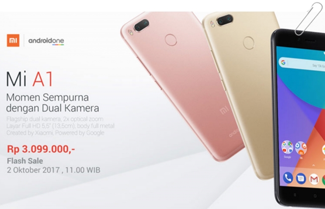 Jangan Ketinggalan Pukul 12.00 Ini, Flash Sale Xiaomi Mi A1 Dibuka Hari Ini, Begini Caranya