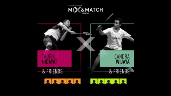 Yonex Legends Vision Mix & Match Indonesia 11 Desember, Line Up Tim Taufik Hidayat vs Candra Wijaya