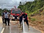 Hari Perhubungan di Mahakam Ulu, Dishub Kerja Bakti Bersihkan Area Rawan Longsor