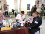 Personel Brimob Polda Kaltim Ikut Donor Darah Sambut HUT ke 80 TNI