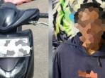 Polresta Samarinda Amankan Pria Warga Simpang Pasir, Curi Motor Milik Tetangganya