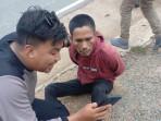 Chandro Nababan, Buronan Tahanan Polsek Samarinda Kota Tertangkap di Jalan Poros Samarinda–Bontang
