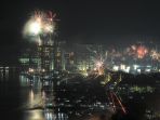 FOTO - Kemeriahan Malam Tahun Baru di Kalimantan Timur