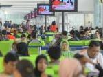 Liburan Selesai Bandara Sepinggan Ramai