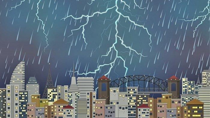 Hari Ini Kamis 22 April 2021 Indonesia Berpotensi Cuaca Ekstrem, Hujan Petir di 2 Daerah Ini
