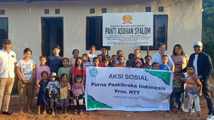 PPI NTT Angkatan 1990 sampai 2006 Gelar Aksi Sosial di Panti Asuhan Syalom