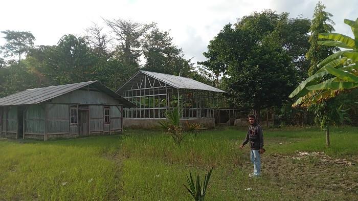 Pembangunan Rumah Bantuan Badai Seroja di Malaka Mangkrak